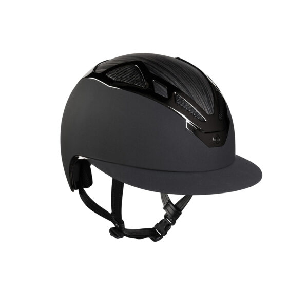 CASCO APEX WOOD LADY BLACK MATT - immagine 2
