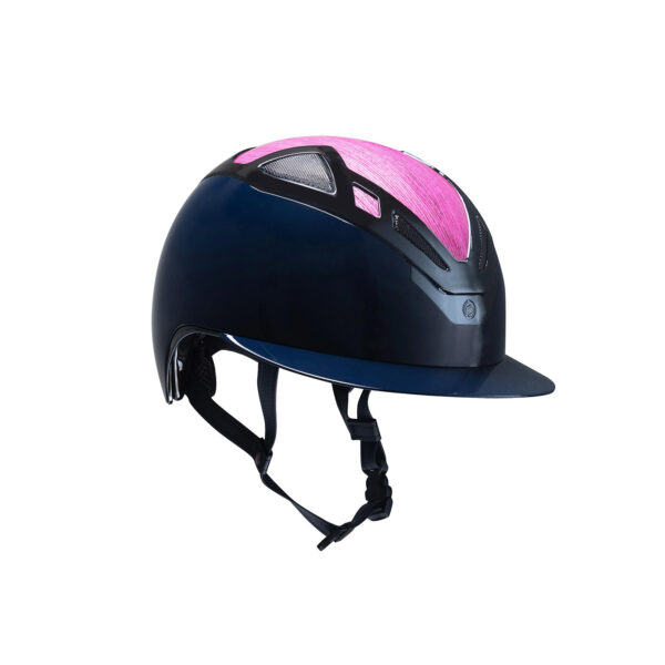 CASCO APEX WOOD LADY BLU NAVY GLOSSY PINK - immagine 2