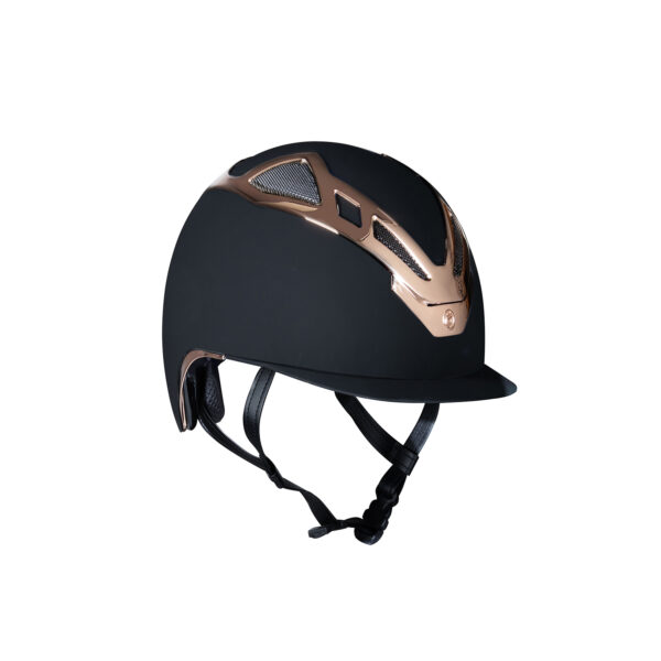 CASCO APEX CHROME BLK MATT/ROSE GOLD - immagine 2