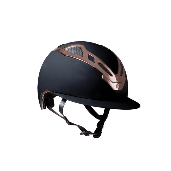 CASCO APEX CHR BLK MATT/ROSE GOLD LADY - immagine 2