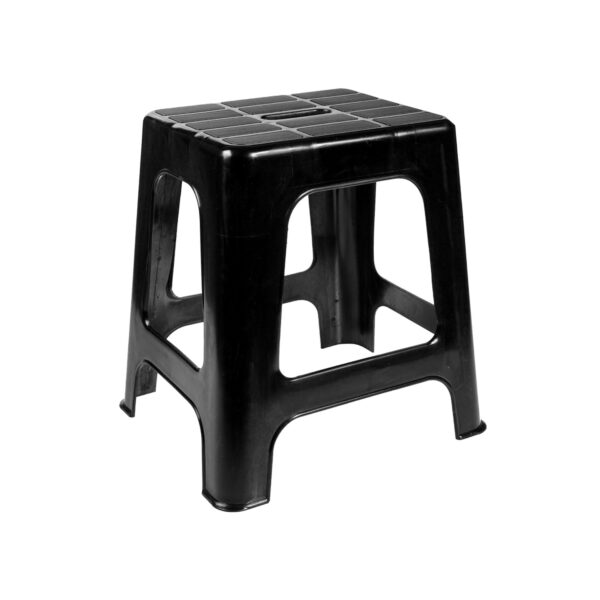 SGABELLO IN PLASTICA V-PLAST BLACK-HOT PINK - immagine 2